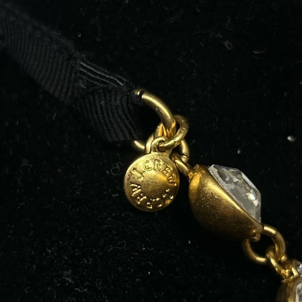 J.‎ Crew Rhinestone Gold-Tone Necklace Beautiful!